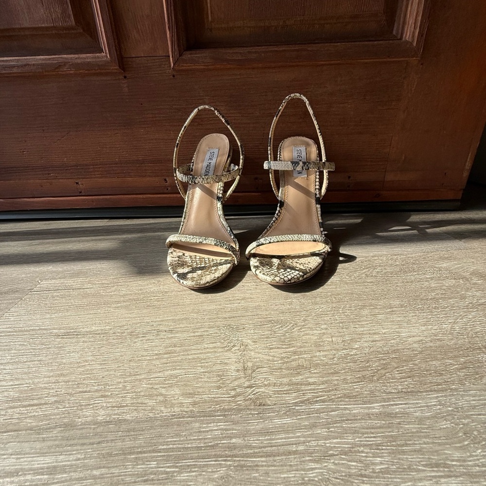 Steve Madden Snake Skin Heels